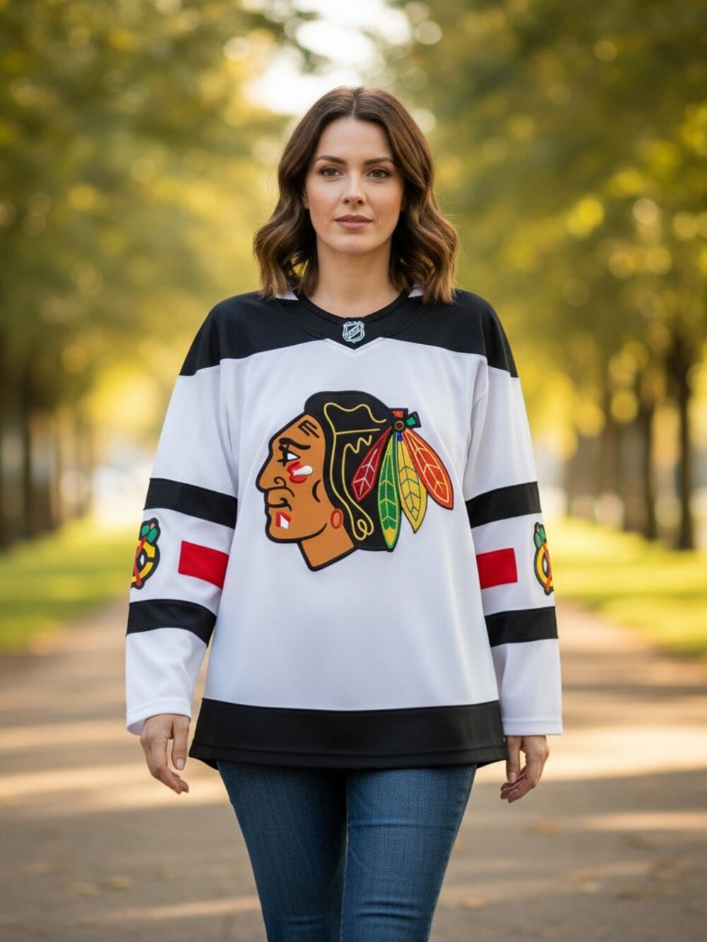 Reebok Women's NHL Chicago Blackhawks Jersey Sz Small